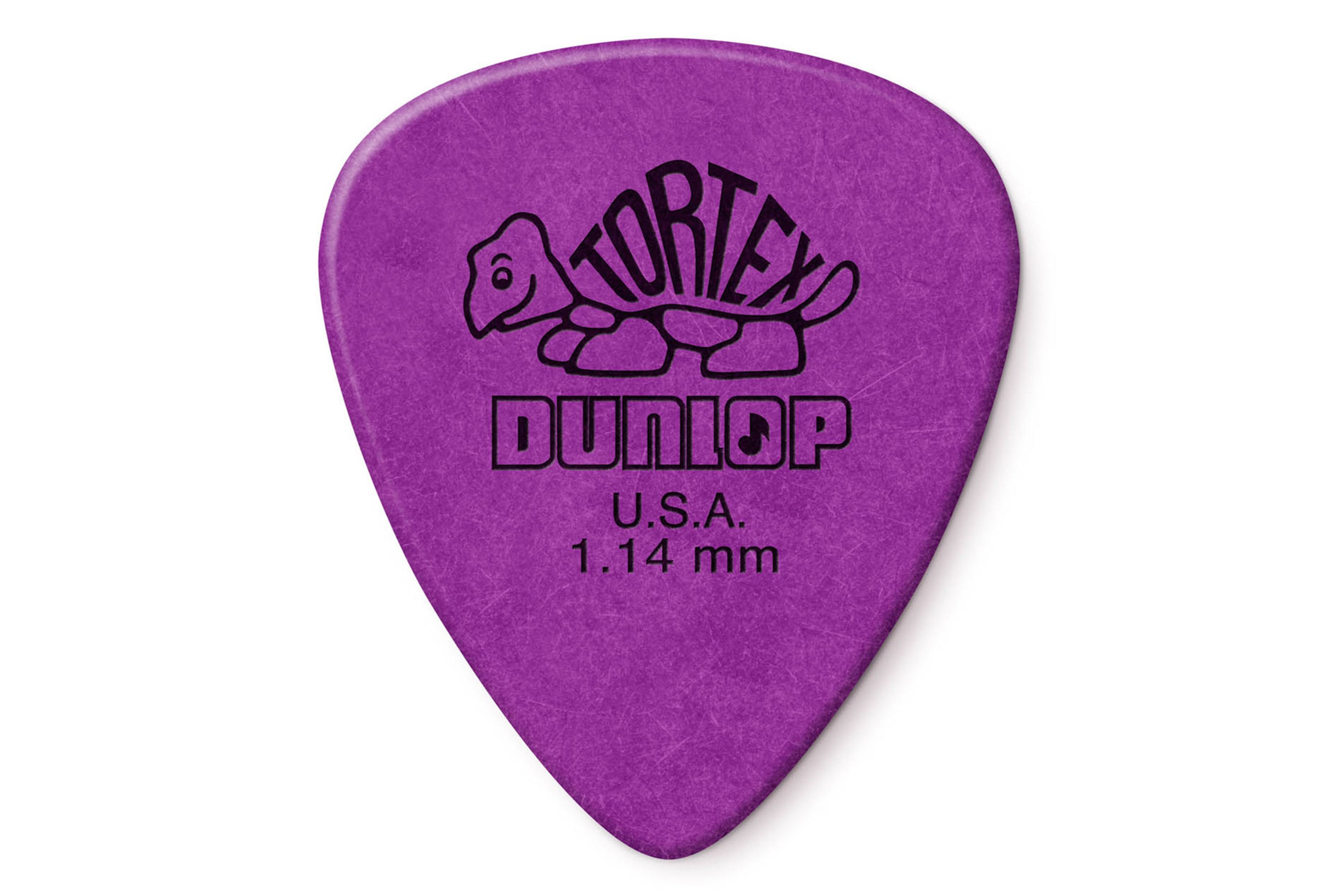 DUNLOP Tortex® Standard 1.14mm Purple Guitar & Ukulele Pick - SINGLE PICK