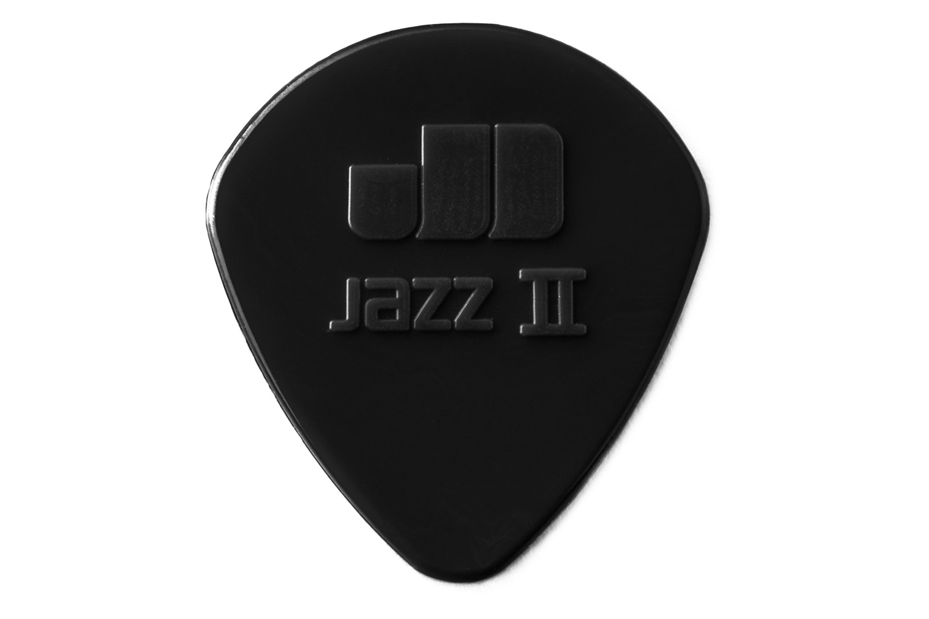 Dunlop Nylon Jazz II Stiffo Black Guitar & Ukulele Picks 6 Pack