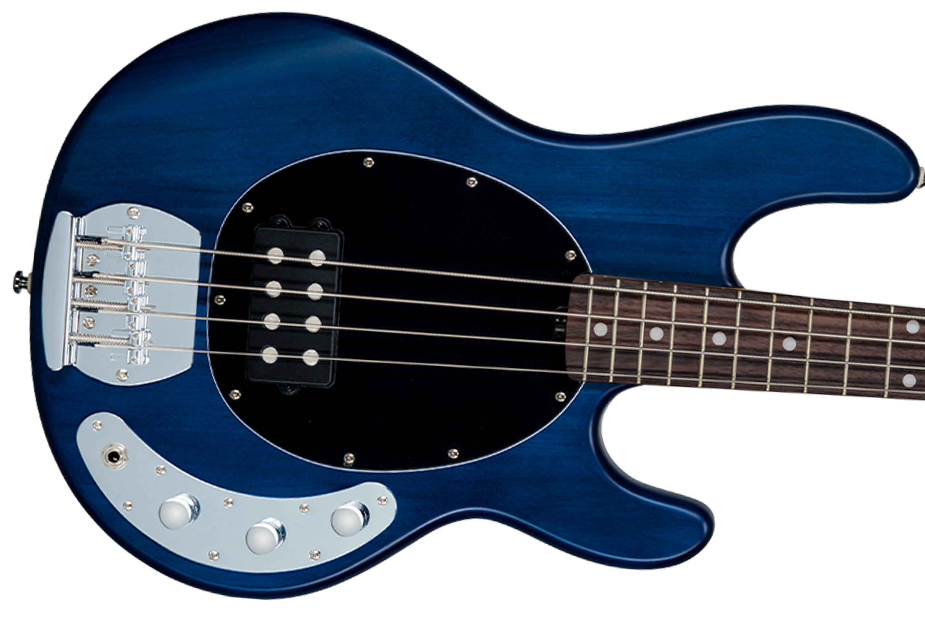 Sterling Music Man StingRay Ray4 Blue Electric Bass "AZURE