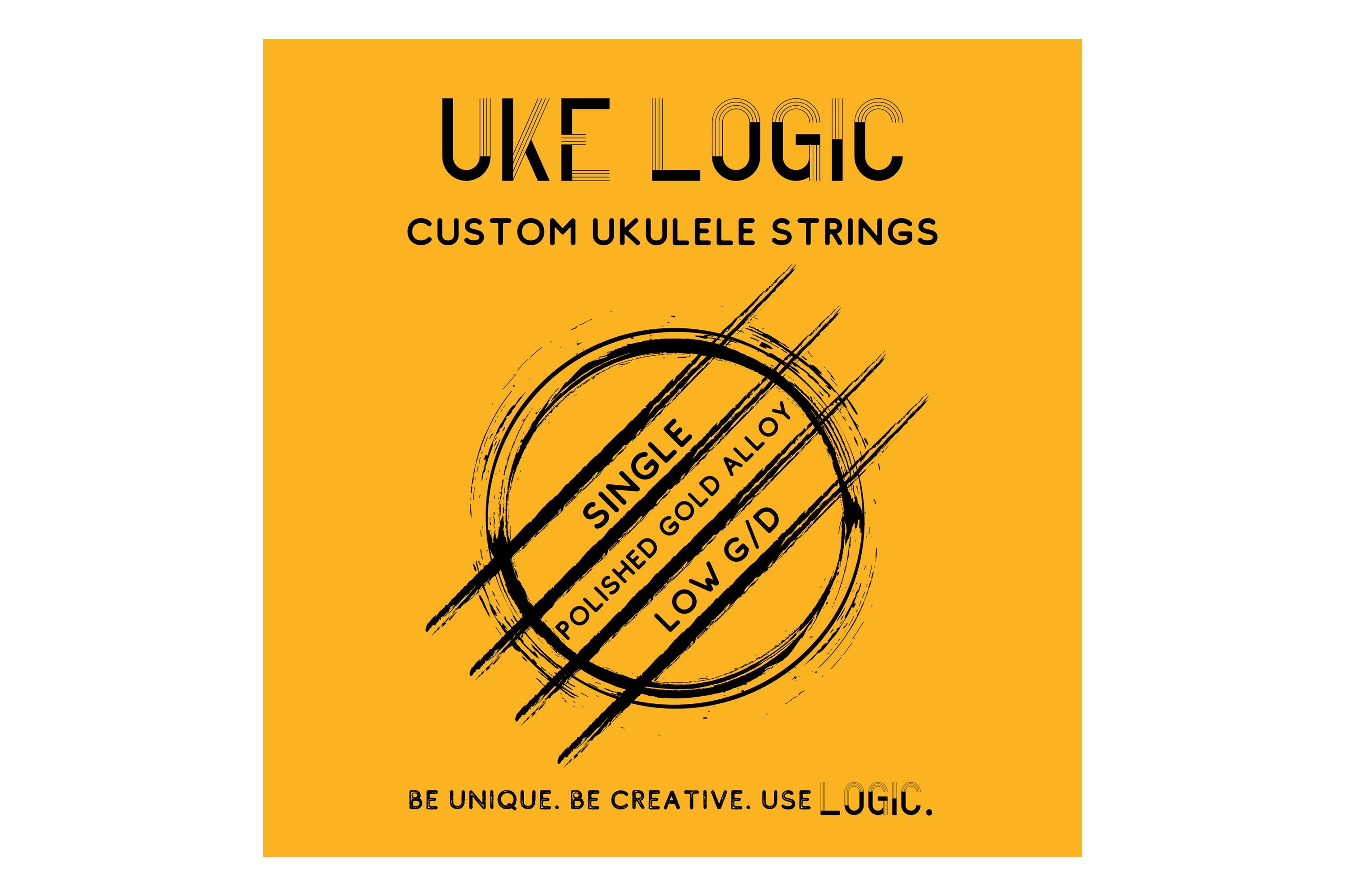 Uke Logic 30SW Single Smoothwound Gold Alloy - Low G/D
