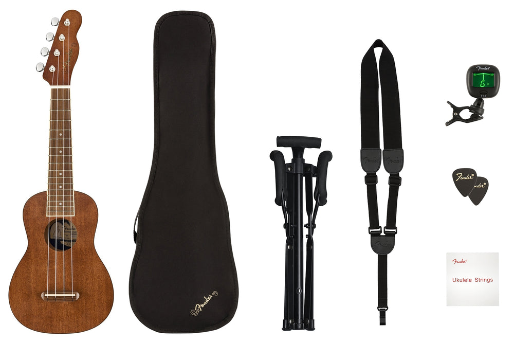 Fender Soprano Ukulele Starter Pack Terry Carter Music Store