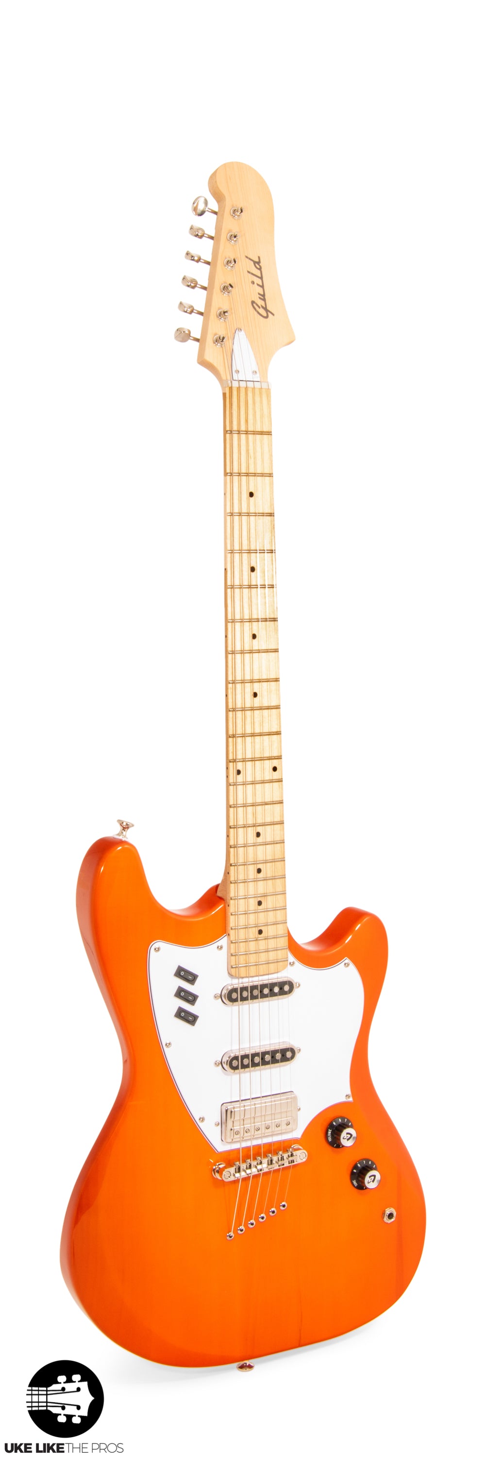 Guild Surfliner Electric Guitar Orange "Crazy Train"
