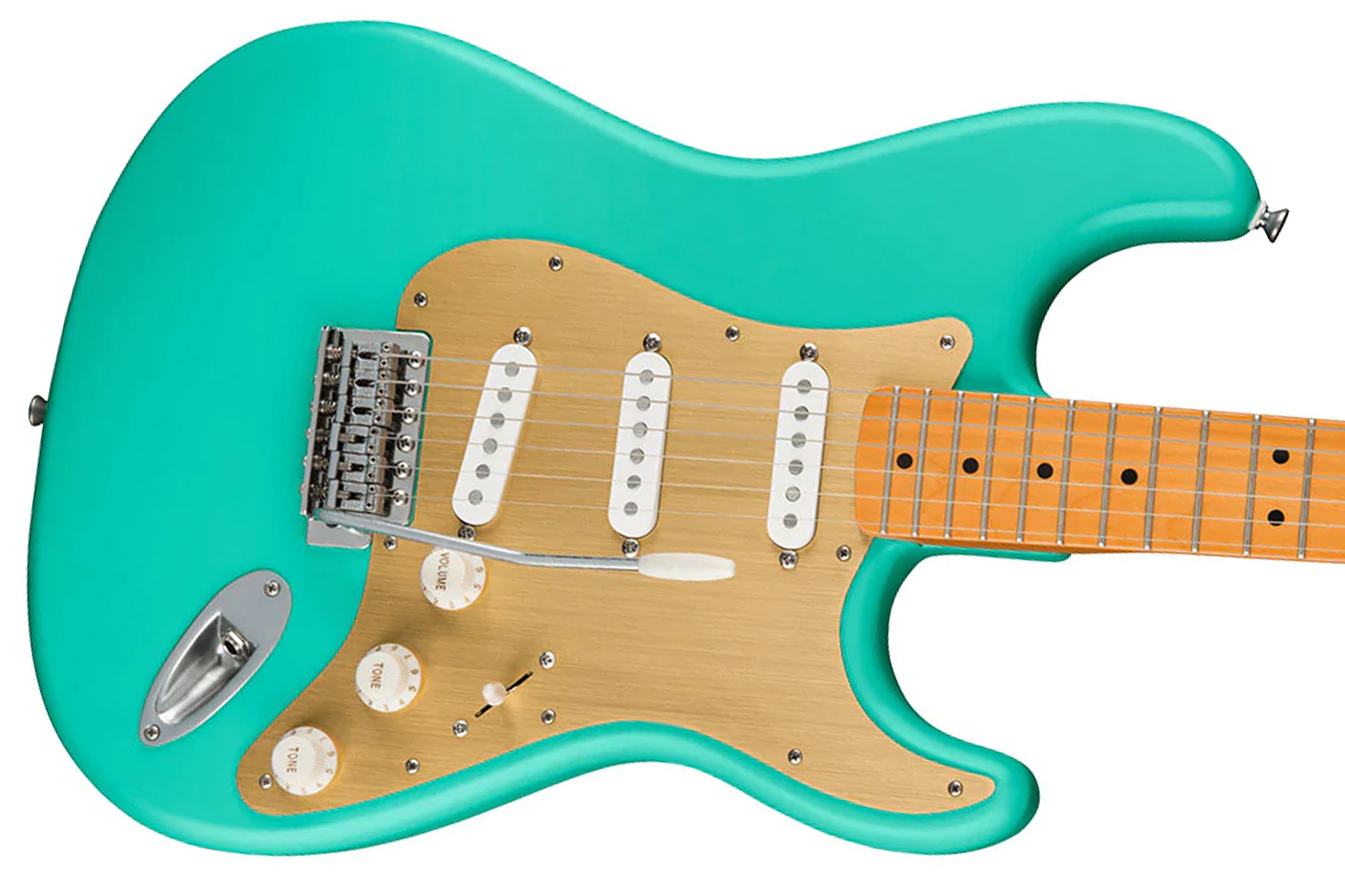Squire By Fender 40th Anniversary Stratocaster Guitar Vintage Edition - Satin Seafoam Green