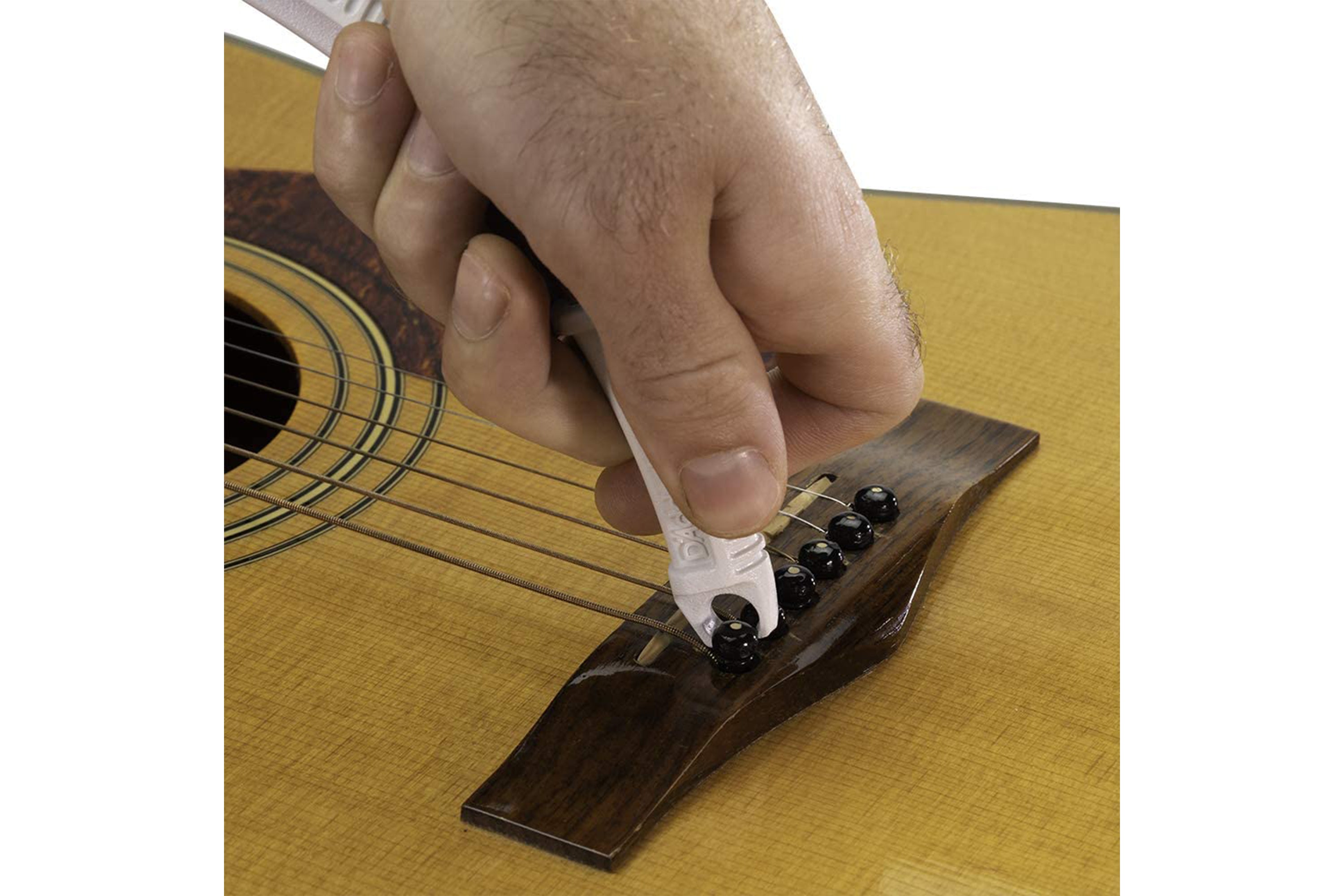 D'Addario Pro-Winder For Easy String Changes - White