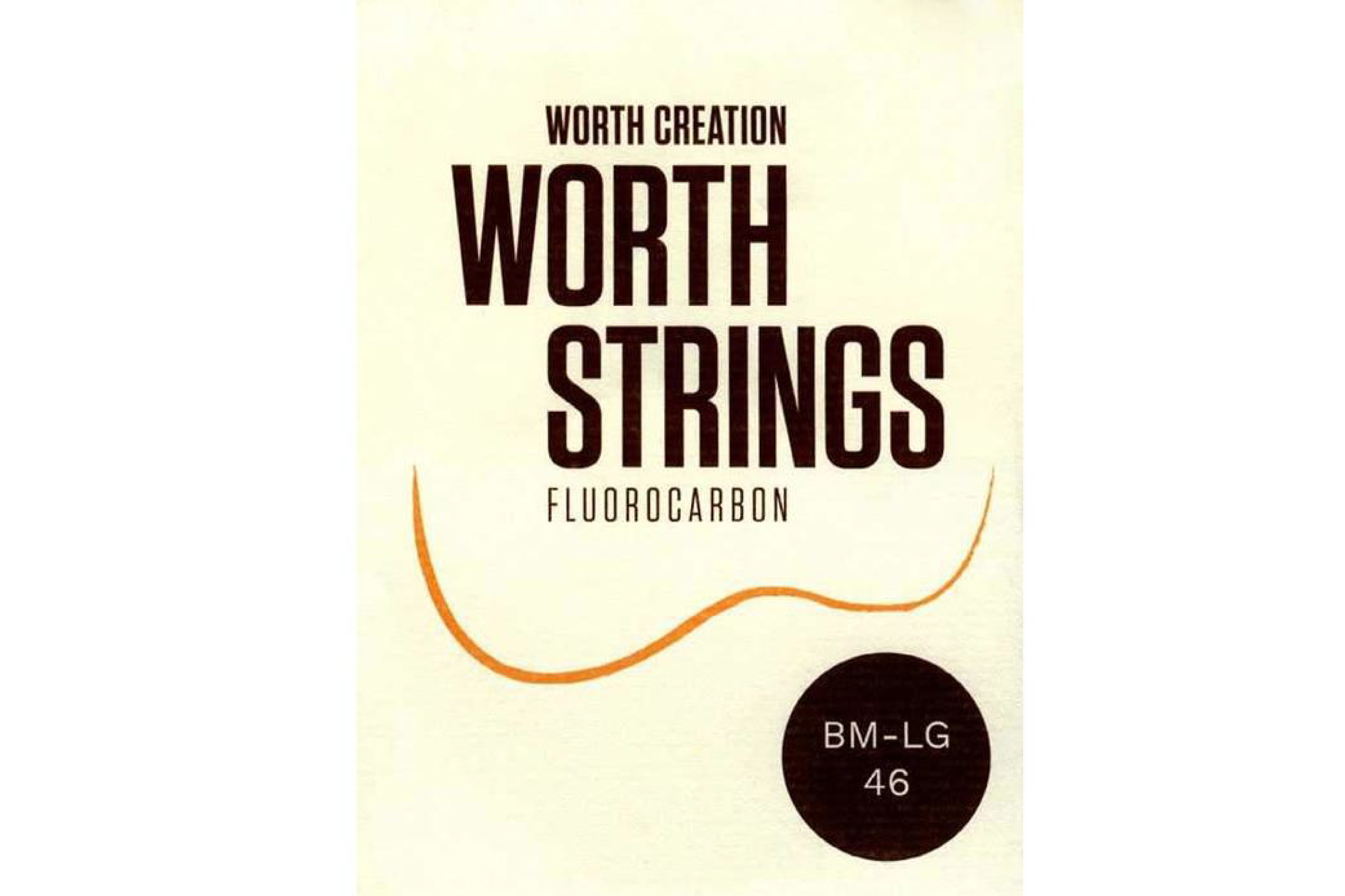 Worth Brown Fluorocarbon Soprano/Concert LOW G Ukulele Strings BM-LG 46 (G-C-E-A) Enough For 2 Sets